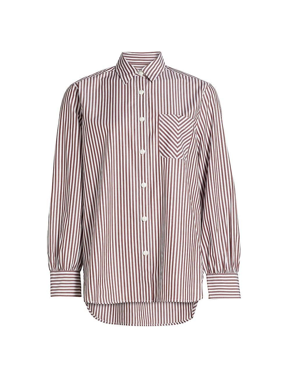 rag & bone Maxine Stripe Cotton Button-Up Shirt Product Image