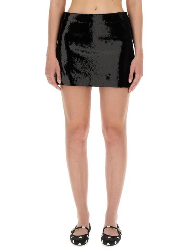 DOLCE & GABBANA Mini Skirt In Black Product Image