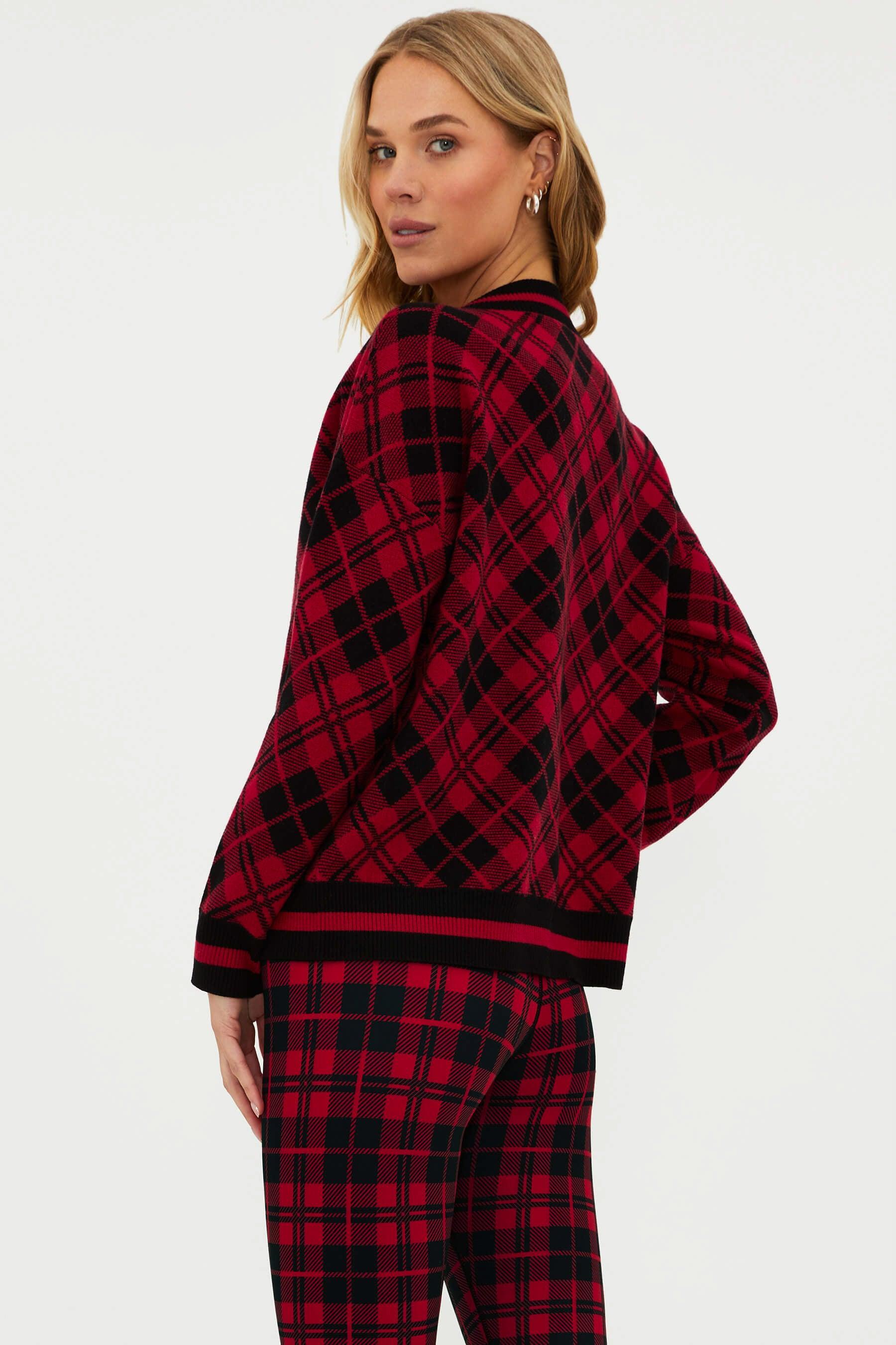 Joey Sweater Merry Plaid Product Image