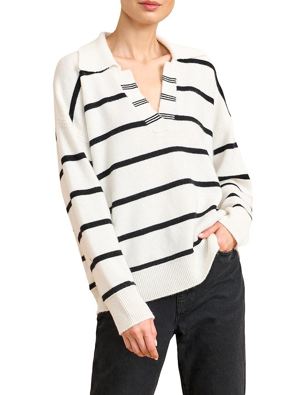 Womens Striped Sweater Product Image