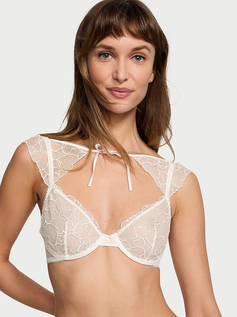 Tease Bridal Cap-Sleeve Unlined Demi Bra Product Image