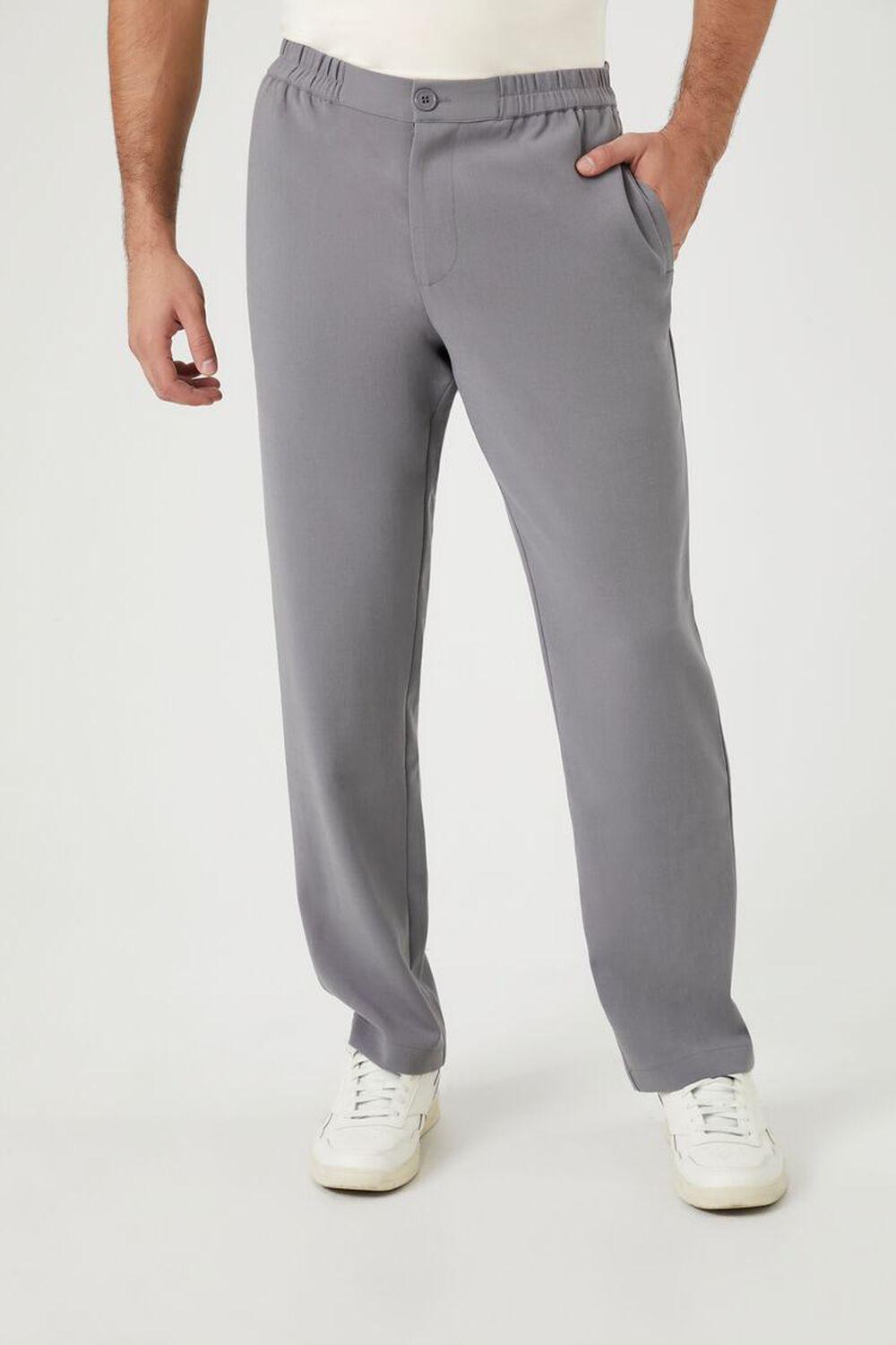 Mid-Rise Slim-Fit Pants | Forever 21 Product Image