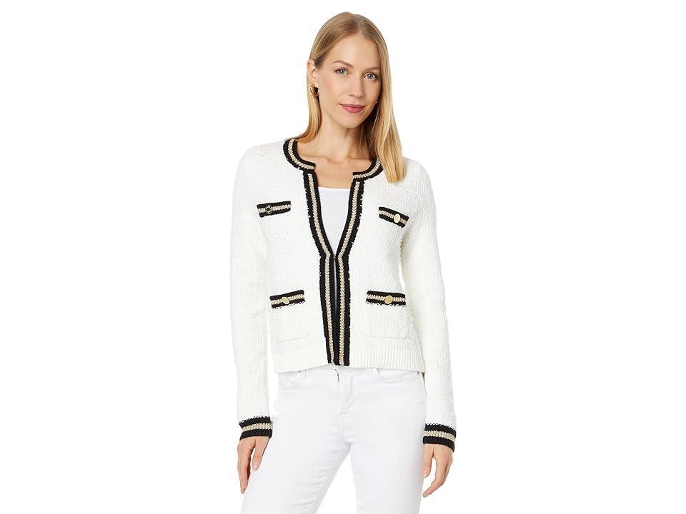 Lilly Pulitzer Nalayna Cardigan (Coconut) Women's Sweater Product Image