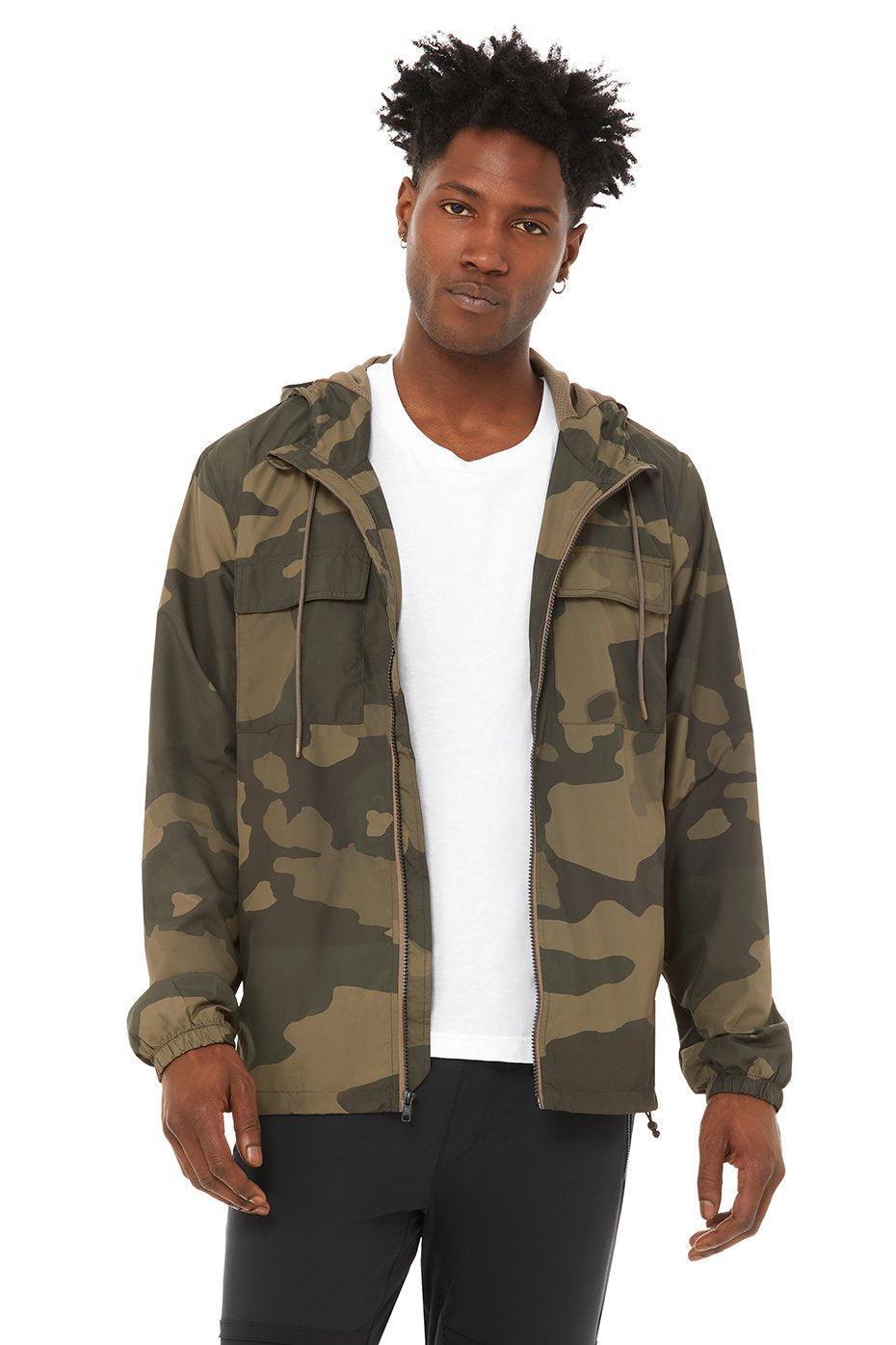 Stride Jacket - Olive Branch Camouflage Male Product Image