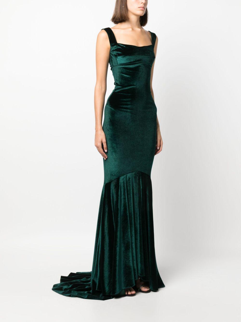 velour sleeveless maxi dress  Product Image