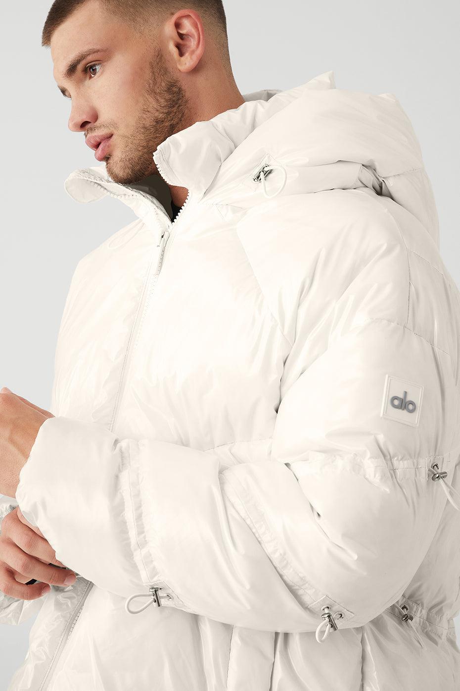 Stunner Puffer Jacket - Ivory Male Product Image