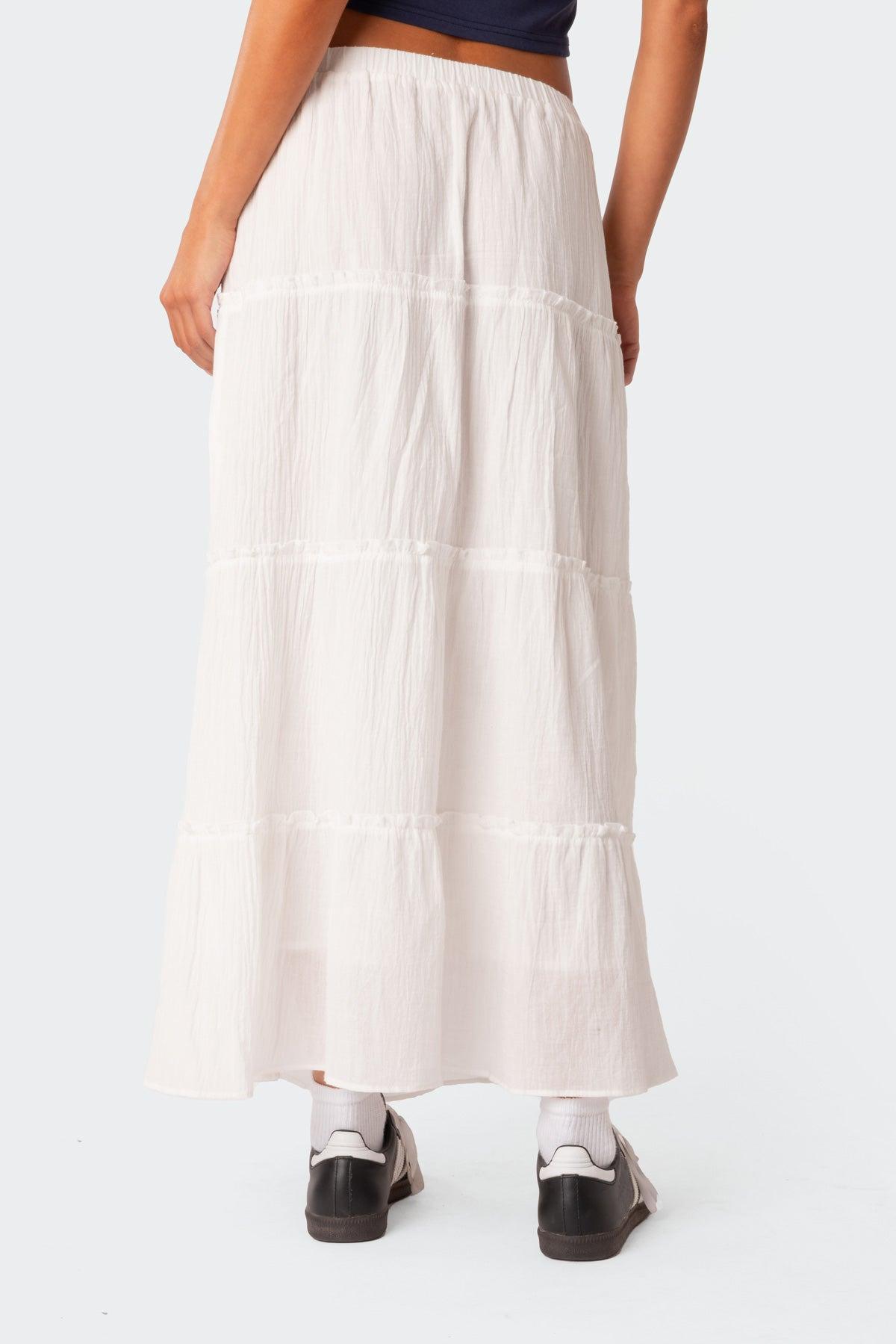 Charlotte Tiered Maxi Skirt Product Image