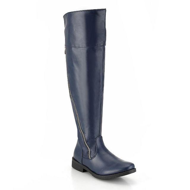 Henry Ferrera Bistro 400 Womens Tall Boots Blue Product Image