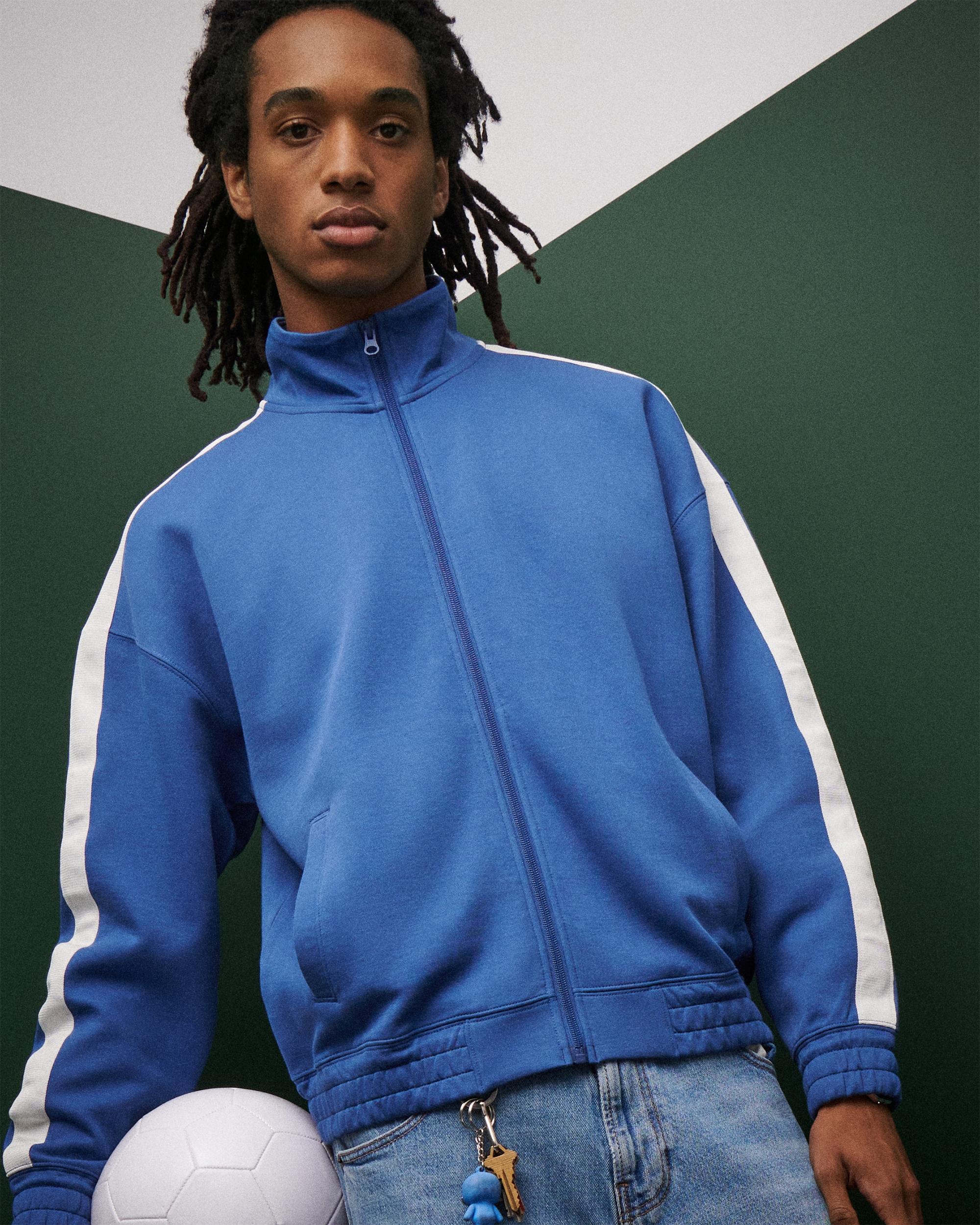 Boxy Fleece Track Jacket Product Image