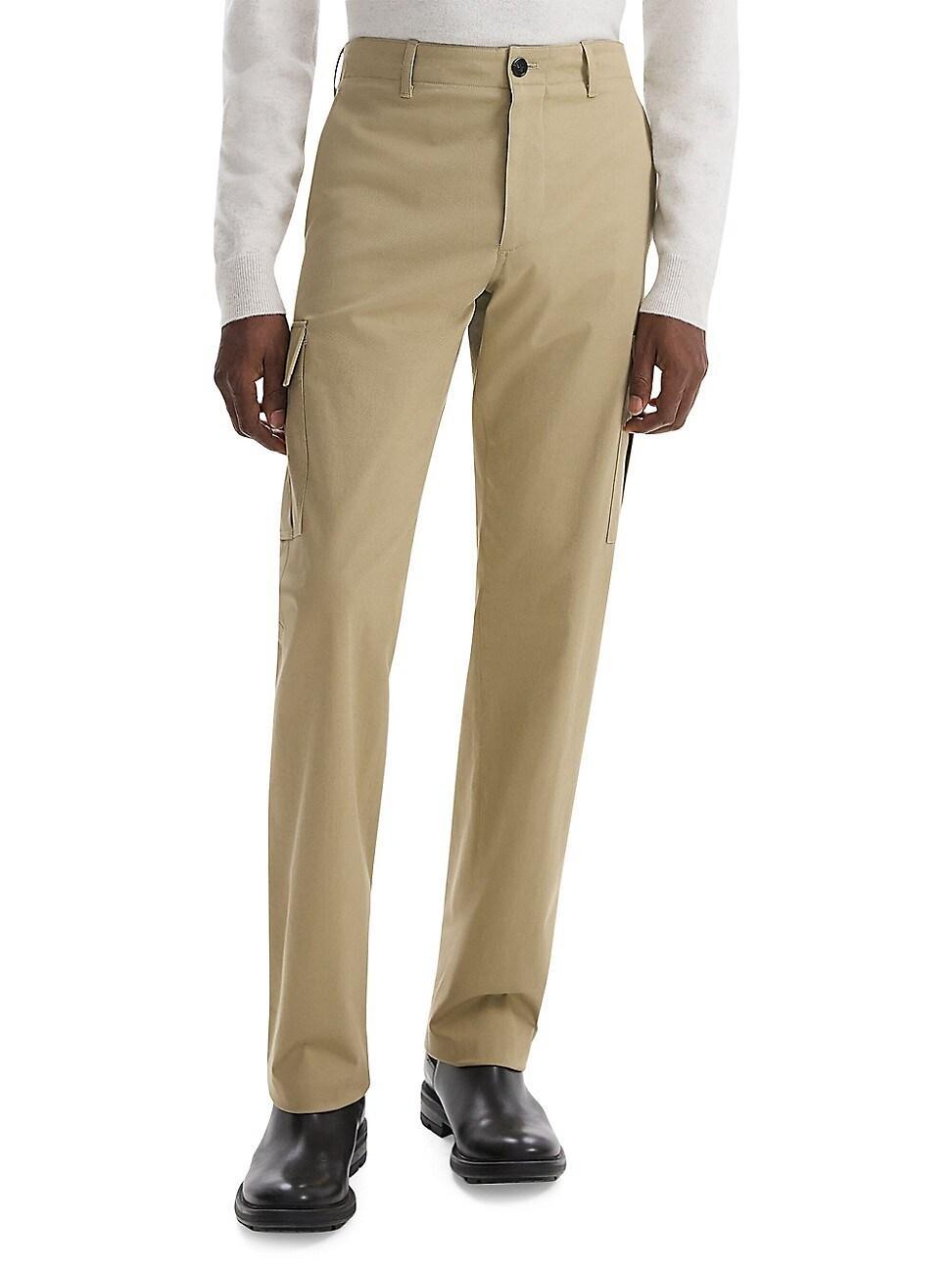 Mens Straight Twill Cargo Pants Product Image