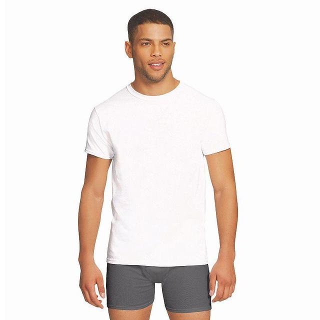 Mens Hanes Ultimate 4-pack + 1 Bonus ComfortBlend Crewneck Tees Product Image