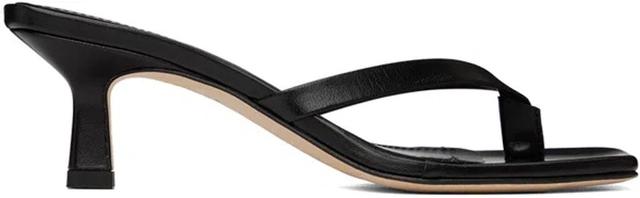 Black Wilma Heeled Sandals Product Image