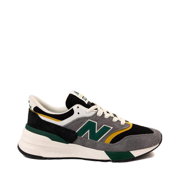 Mens New Balance 997R Athletic Shoe Green / Yellow Product Image