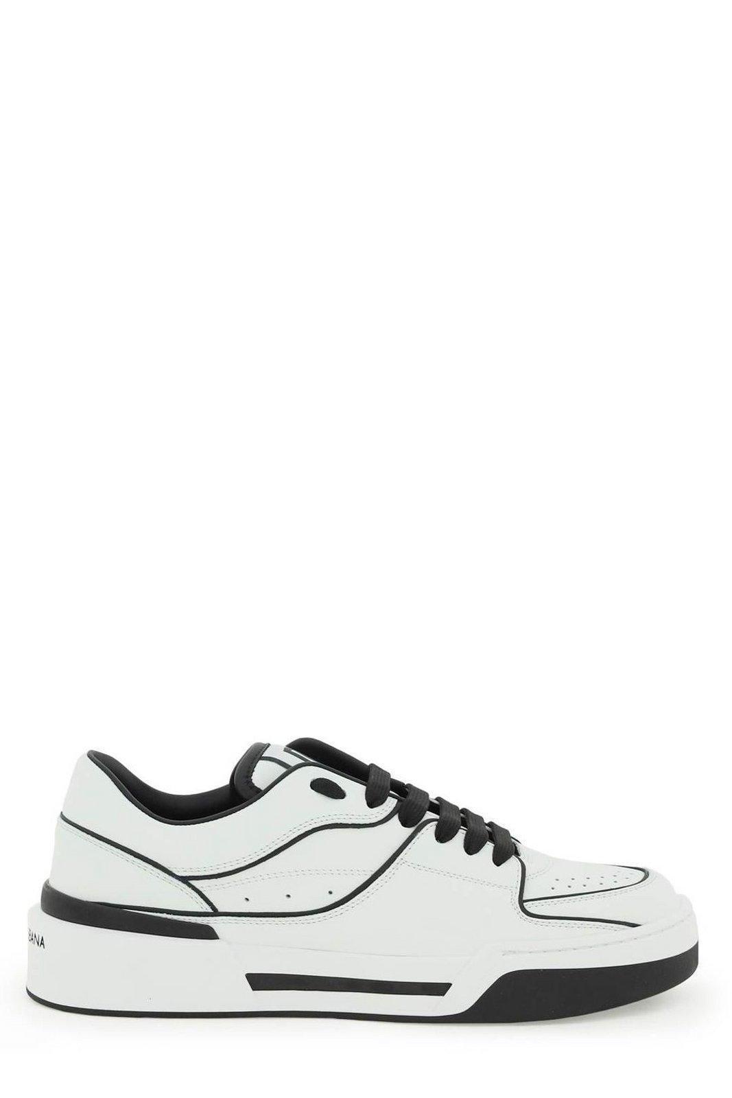 35mm New Roma Leather Sneakers In Black product image