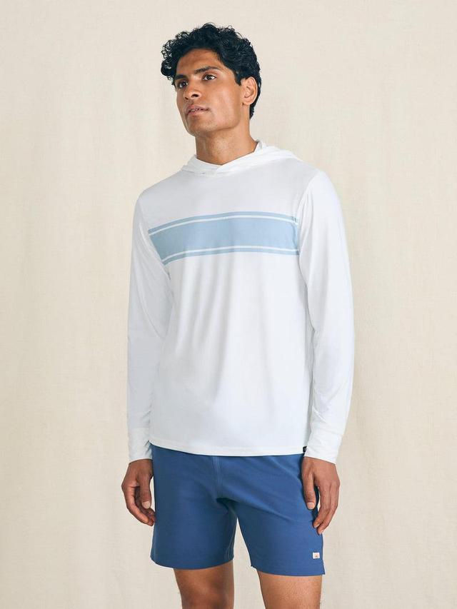 Shorelite UPF Hoodie - White Surf Stripe Product Image