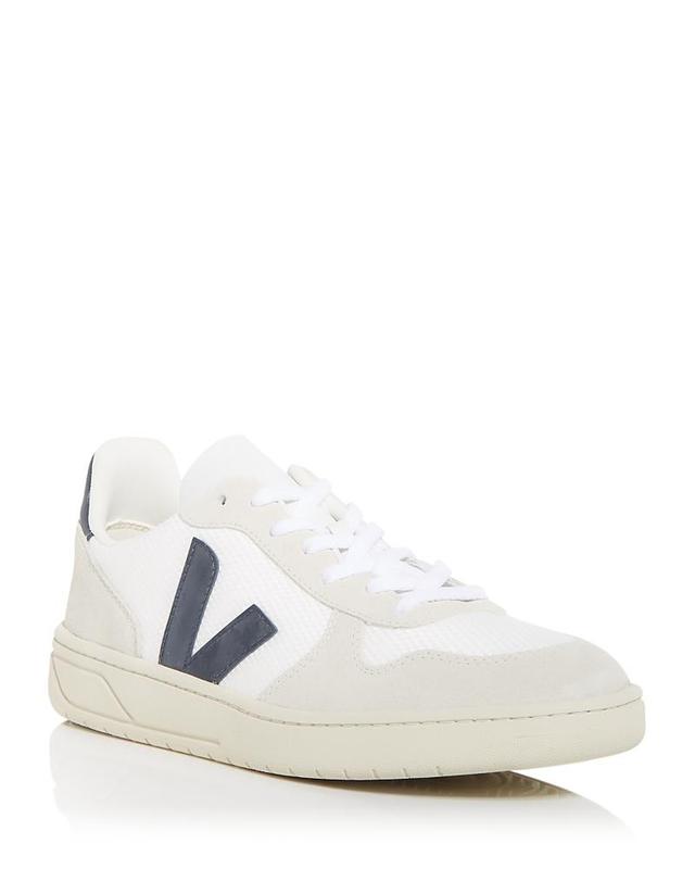 Veja Mens V-10 Low Top Mesh and Suede Sneakers Product Image