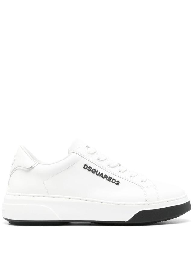 DSQUARED2 1964 Leather Sneakers In White Product Image