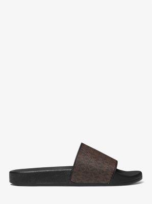 Michael Kors Mens Jake Slide Sandals - Brown/ Product Image