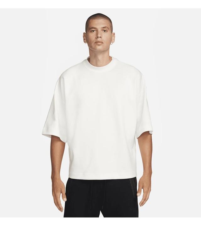 Men's Nike Sportswear Tech Fleece Reimagined Oversized Short-Sleeve Sweatshirt Product Image