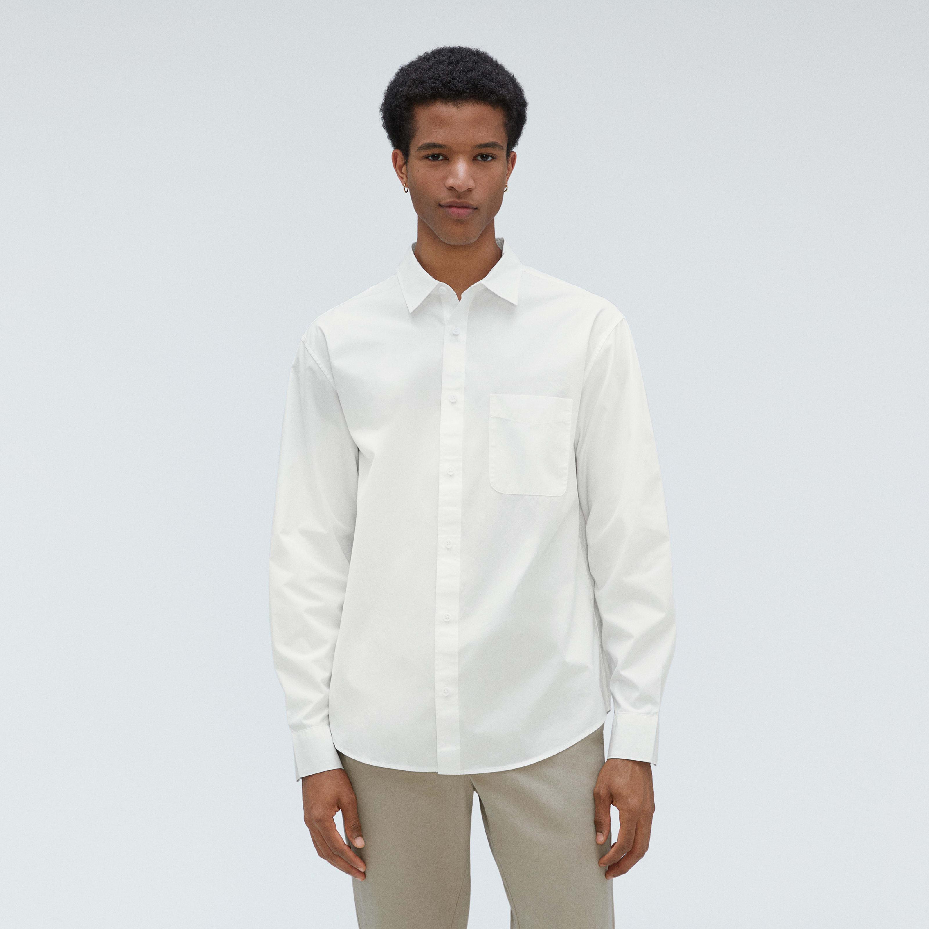 Mens Relaxed Poplin Shirt by Everlane Product Image