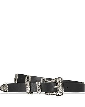 The Kooples Theko Mens Leather Belt Product Image