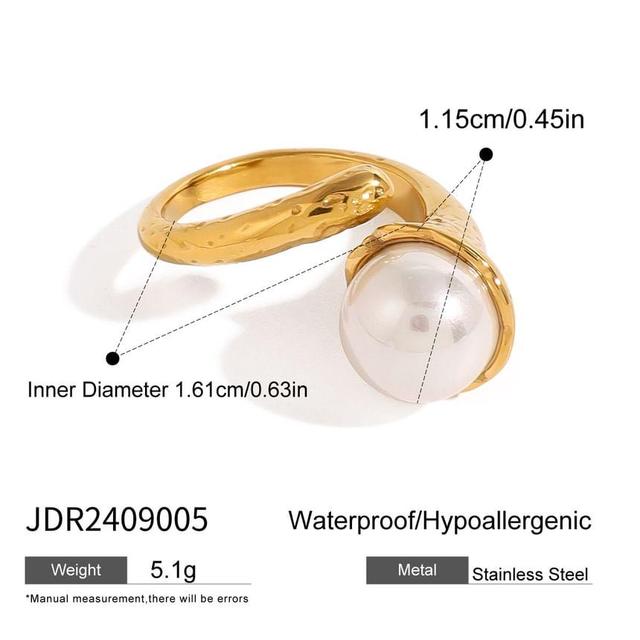 Faux Pearl Ring Product Image