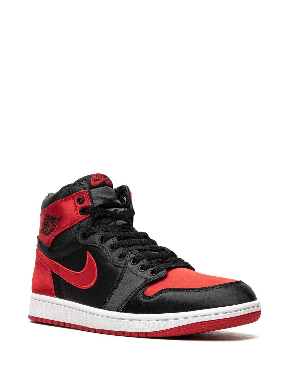 Air Jordan 1 "Satin Bred" high-top sneakers Product Image