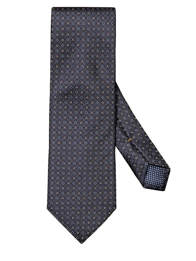 Mens Geometric Silk Tie Product Image