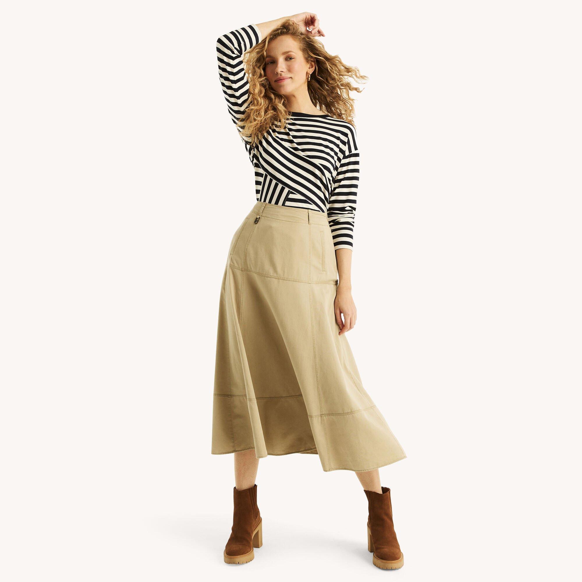 A-Line Midi Skirt product image