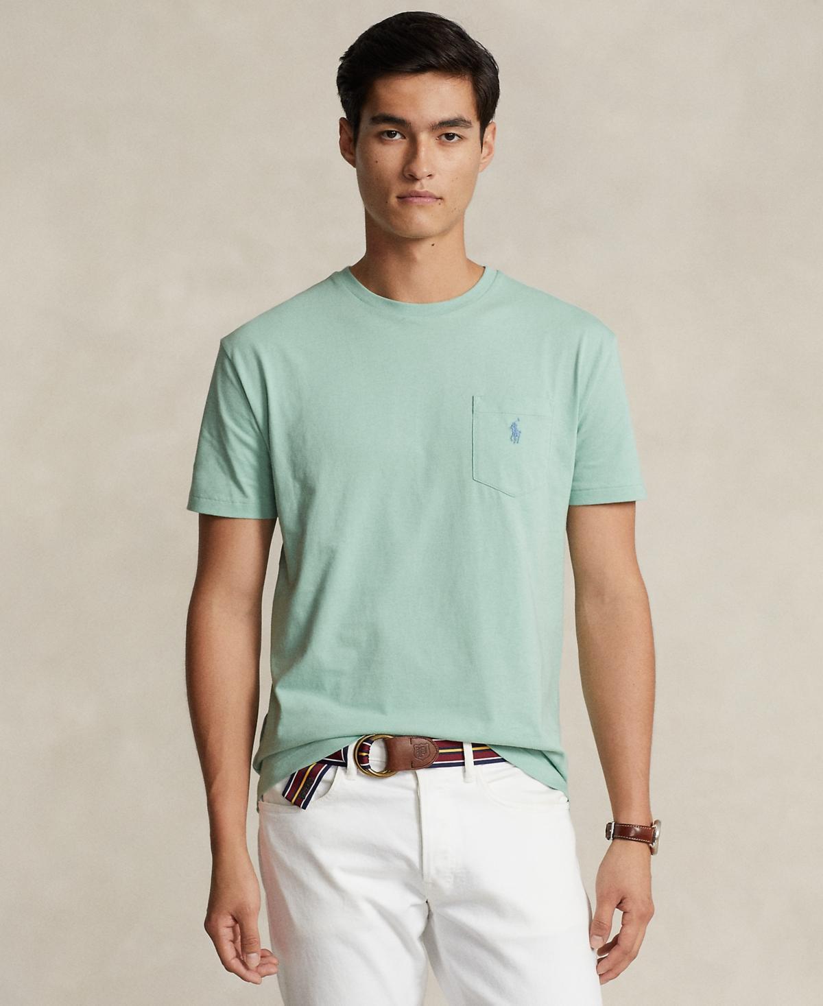 Polo Ralph Lauren Mens Classic-Fit Jersey Pocket T-Shirt Product Image