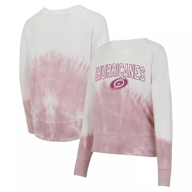 Womens Concepts Sport /White Carolina Hurricanes Orchard Tie-Dye Long Sleeve T-Shirt Product Image