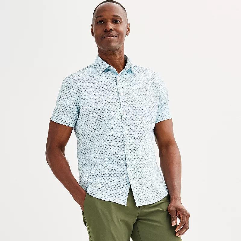 Mens FLX Slim Performance Untucked-Fit Button Down Shirt Product Image