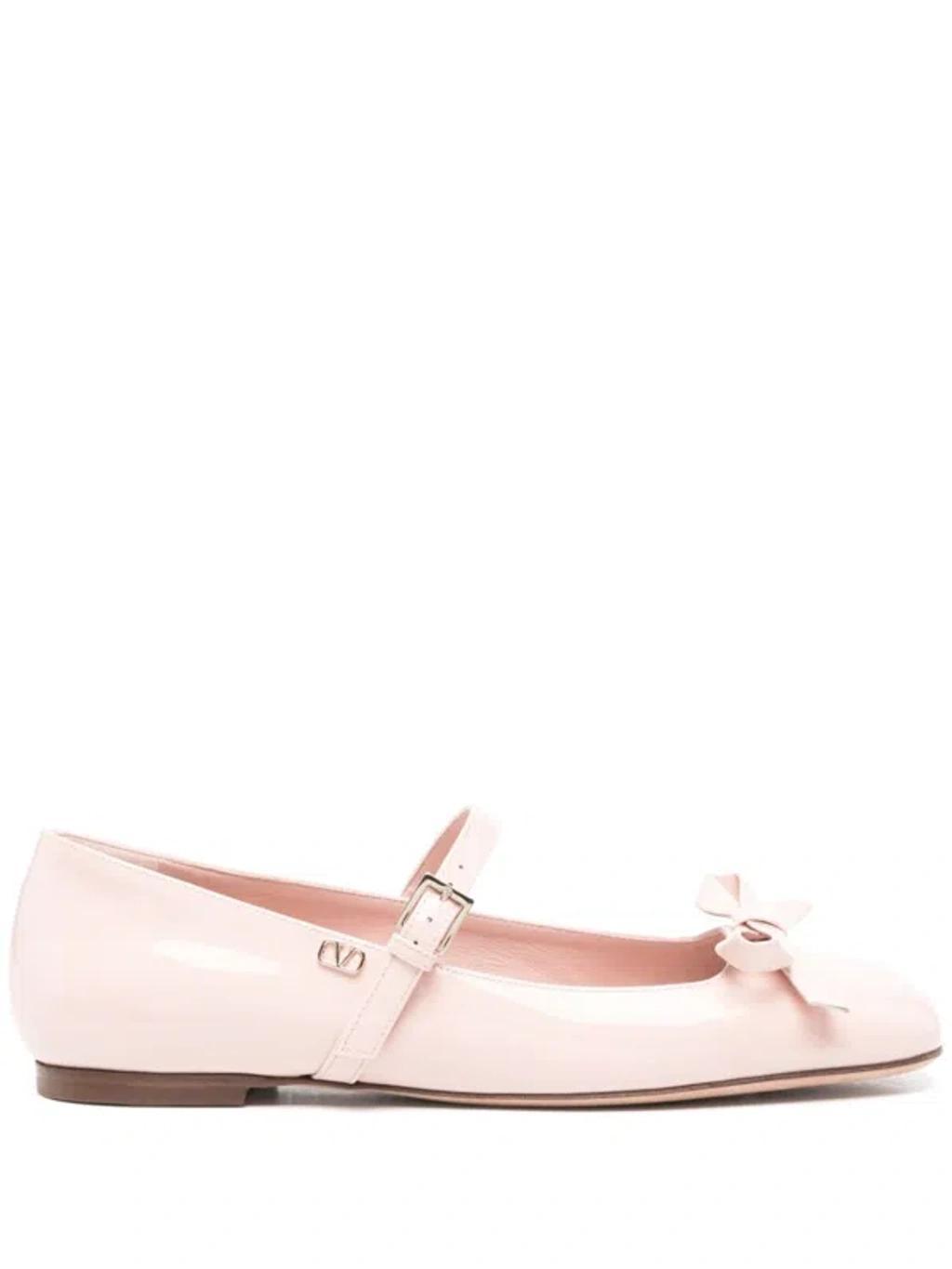 Romance Bow Ballet Flats In Pink product image