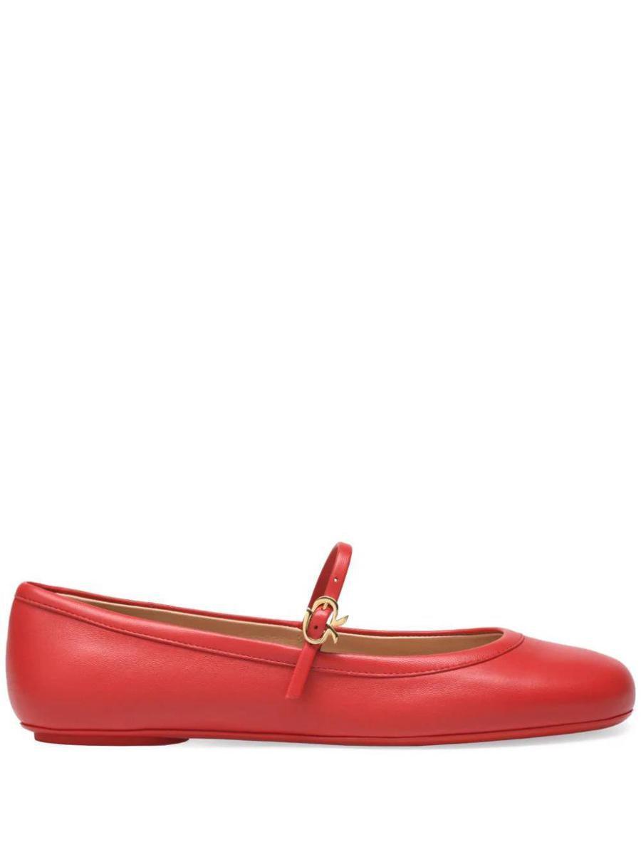 Ballet Flats  Woman Color Tobacco In Red Product Image