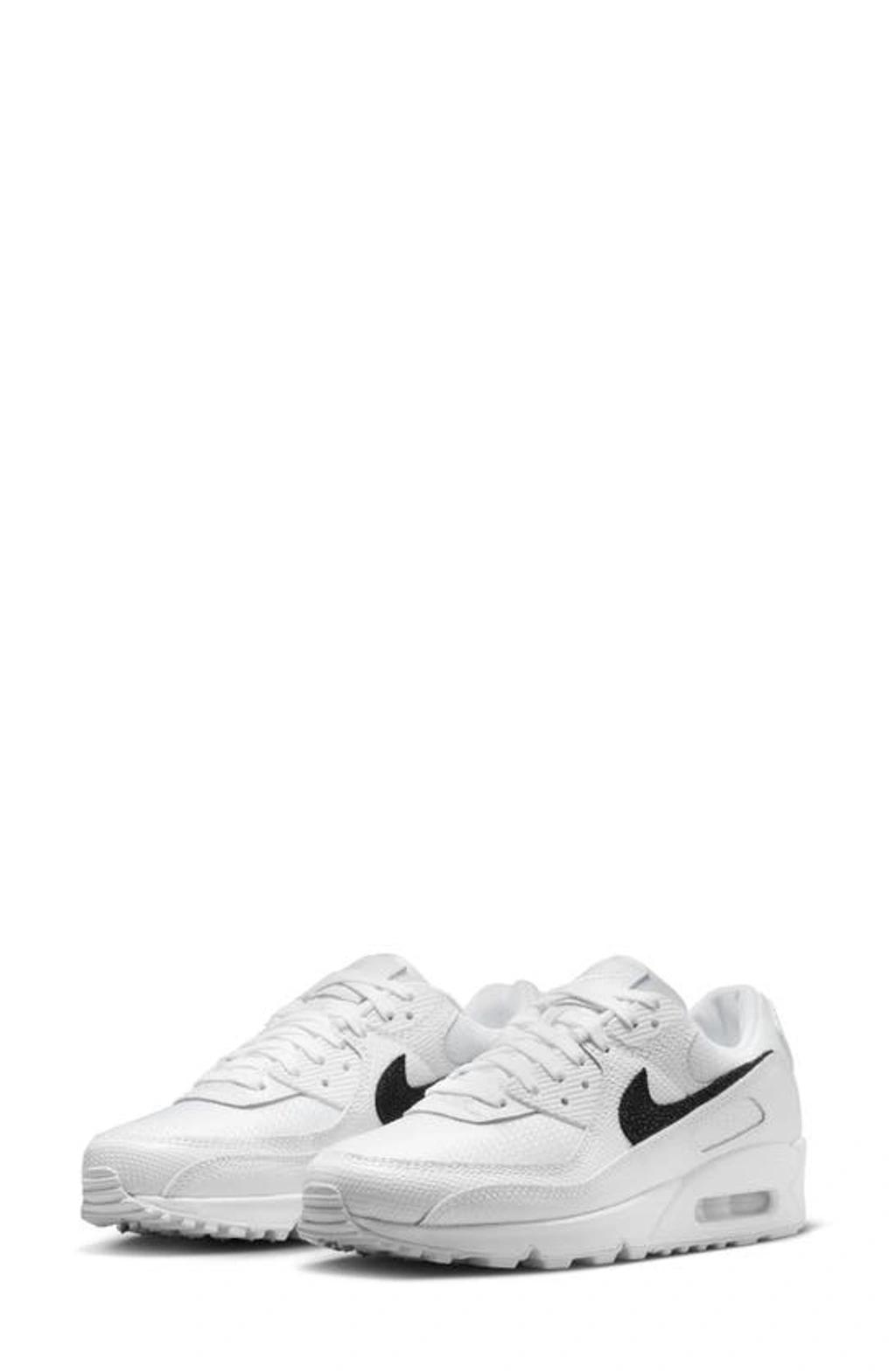 NIKE Air Max 90 Sneaker In White Product Image