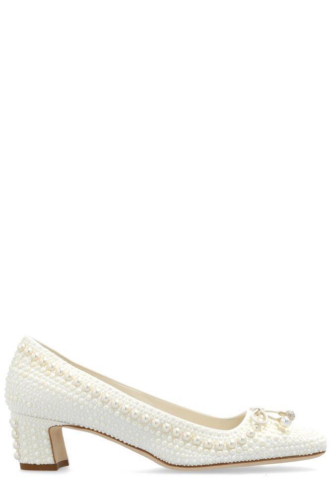 JIMMY CHOO Elme Pumps 45mm In Neutral Product Image