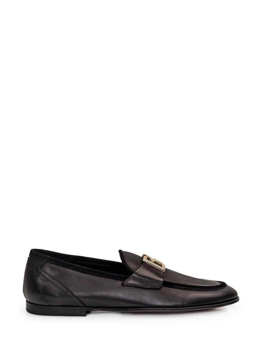 Black Logo Loafers Product Image