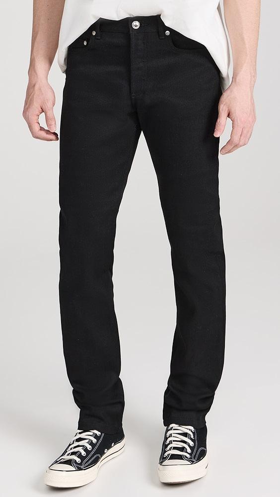 A.P.C. New Standard Stretch Black Jeans | Shopbop Product Image