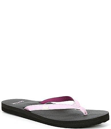 Sanuk Womens Yoga Joy Thin Strap Flip Flops Product Image