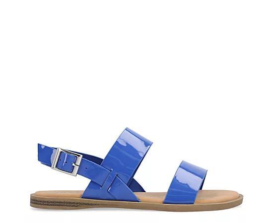 Journee Collection Womens Lavine Wide Flat Sandal Product Image