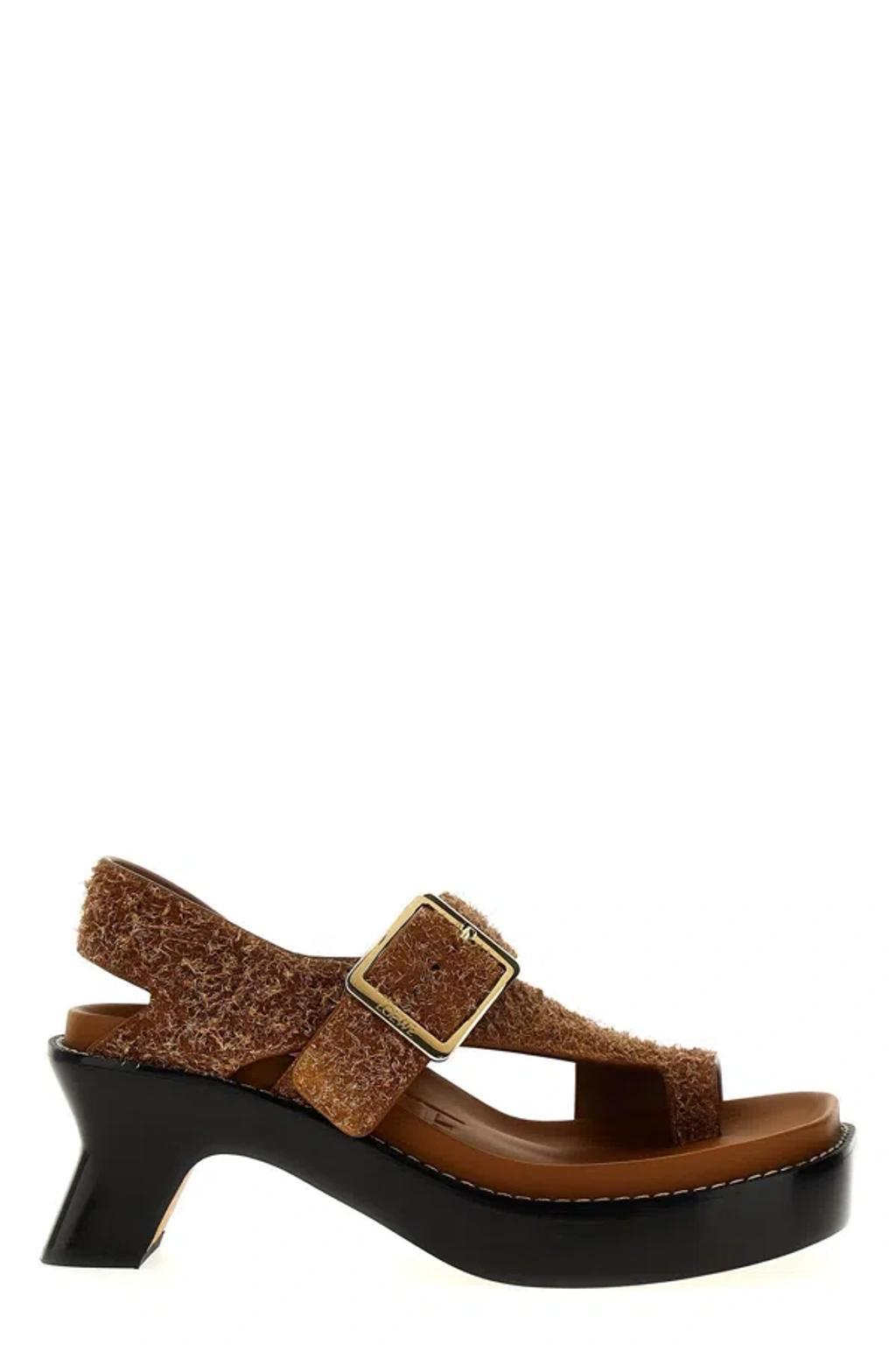 Ease Heeled Sandals In Brown product image