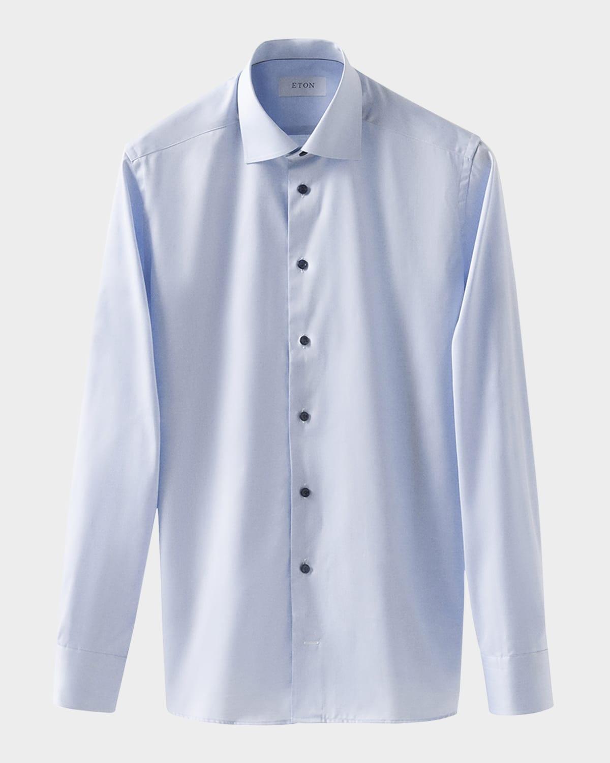 Mens Slim-Fit Twill Sport Shirt Product Image