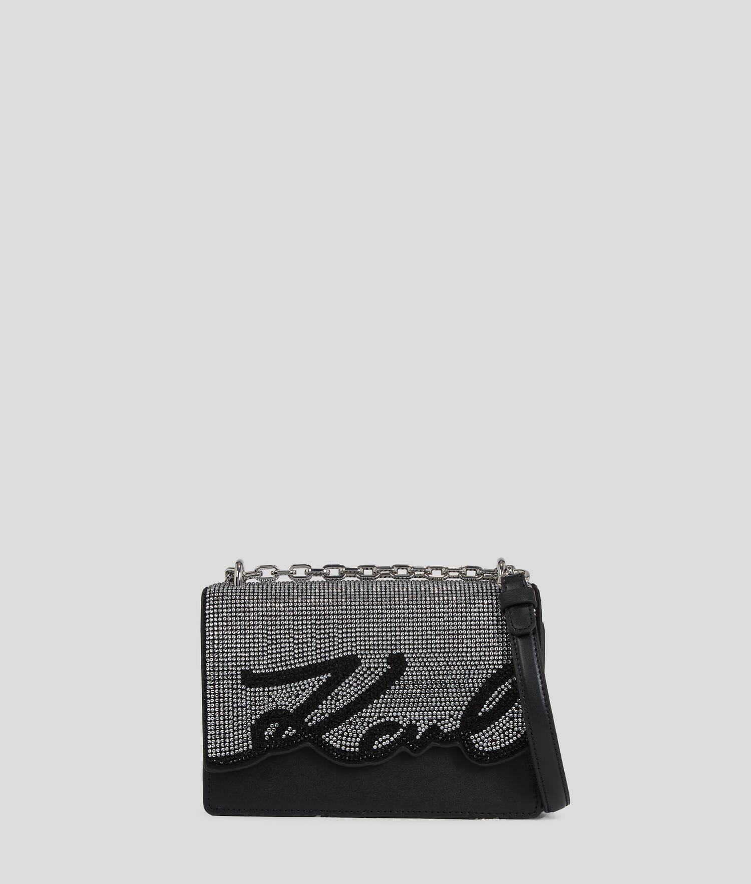 K/SIGNATURE CRYSTALS SMALL SHOULDER BAG  Product Image