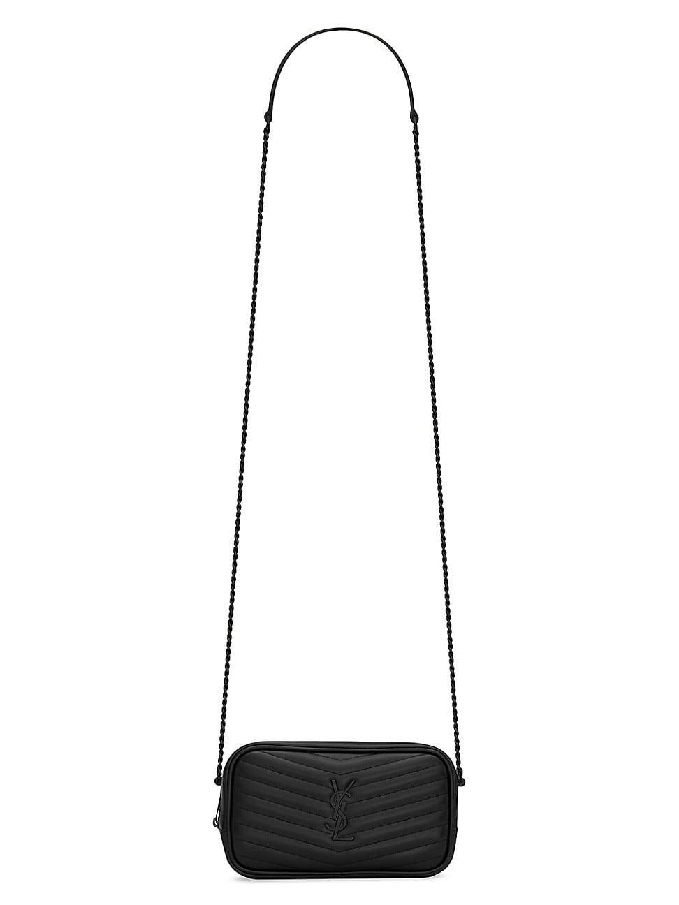 Saint Laurent - Lou Mini Quilted Leather Cross-body Bag - Womens Product Image