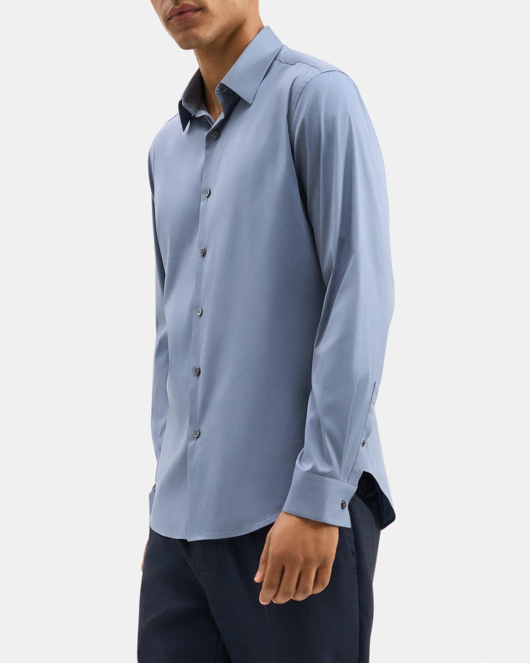 Tailored Shirt In Stretch Cotton Product Image