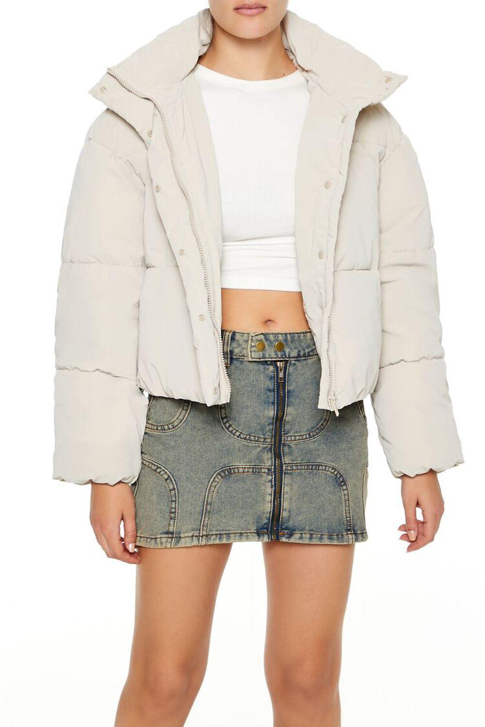 Hooded Puffer Jacket | Forever 21 Product Image