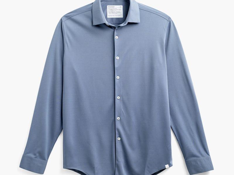 City Blue Oxford Men's Apollo Dress Shirt Product Image