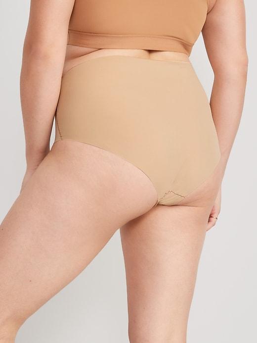 High-Waisted No-Show Brief Underwear Product Image