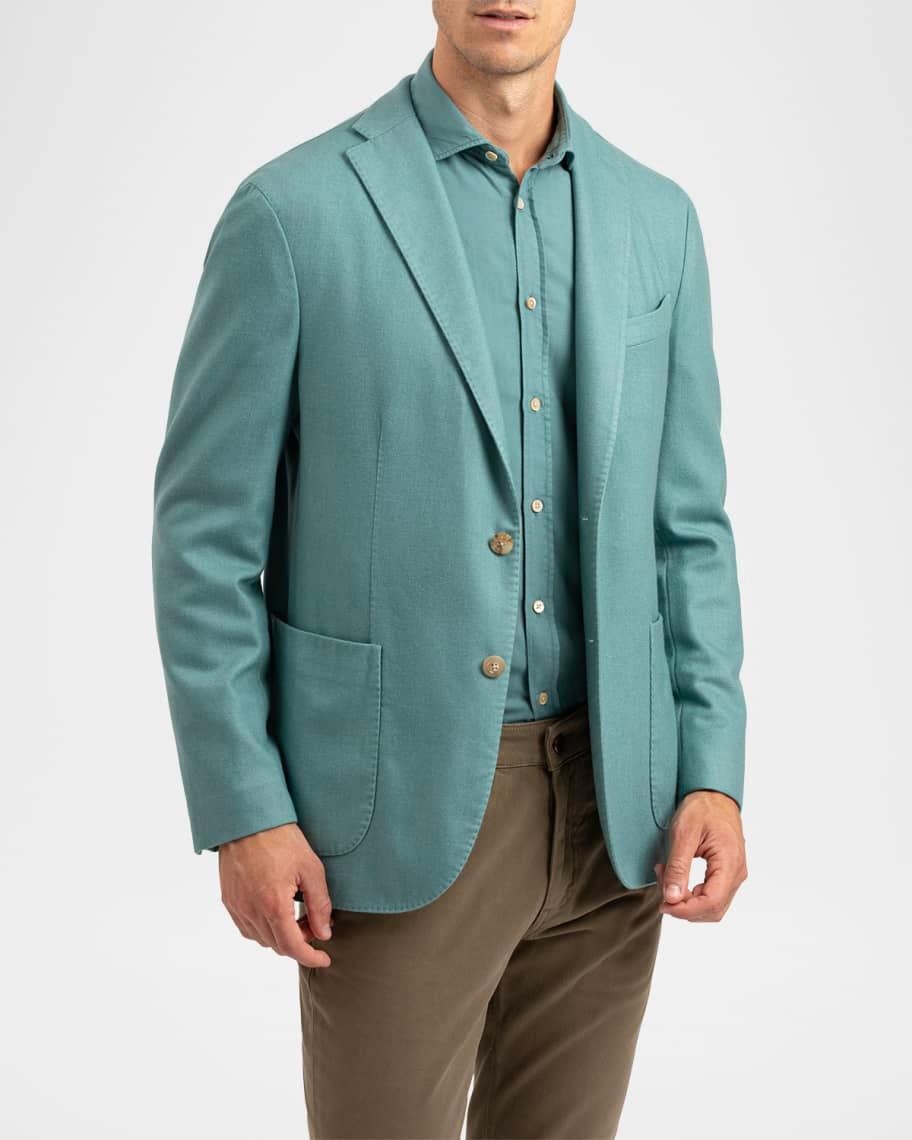 Men's Garment Dyed Wool Jacket Product Image