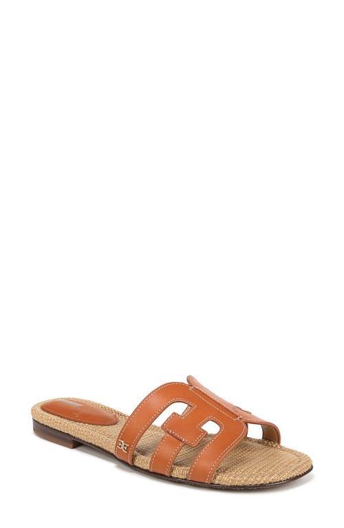 Sam Edelman Bay Slide Sandal Honey Leather Product Image